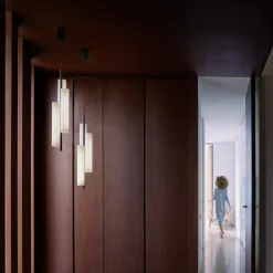 LZF Black Note Triplet pendellampe, sort/elfenben