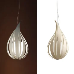 LZF Raindrop medium hængelampe, elfenben