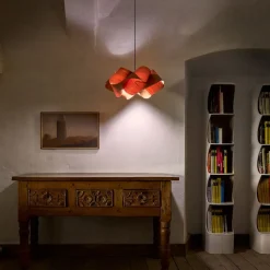 LZF Swirl vedhæng, kabel sort Ø 54cm kirsebærtræ