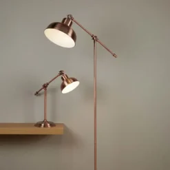 Macbeth gulvlampe, metal, kobber