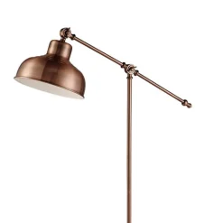 Macbeth gulvlampe, metal, kobber