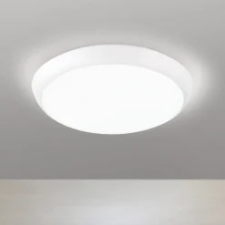 Maggy LED-loftlampe, Ø 25 cm, hvid, CCT, IP65, dekorative ringe