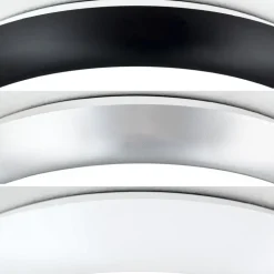 Maggy LED-loftlampe, Ø 25 cm, hvid, CCT, IP65, dekorative ringe