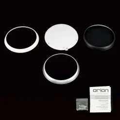 Maggy LED-loftlampe, Ø 25 cm, hvid, CCT, IP65, dekorative ringe