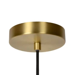 Maloto glas-hængelampe, Ø 30 cm, ravgul