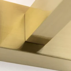 Mara væglampe, messingfarvet, glas, 17,5 cm høj, G9, IP44