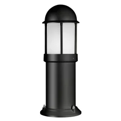 Marco sokkellampe af aluminium, sort