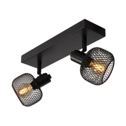 Maren loftspot, 2 lyskilder, sort