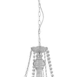 Marie Therese lysekrone, krom, 8 lyskilder