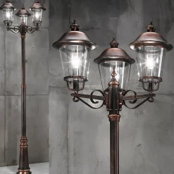 Mariella lampemast, 3 lyskilder