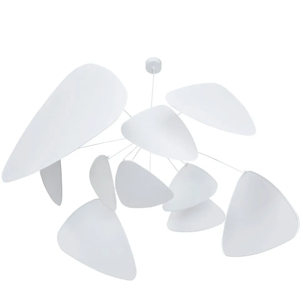 MARKET SET hængelampe Screen XL, 60 cm, hvid, papir