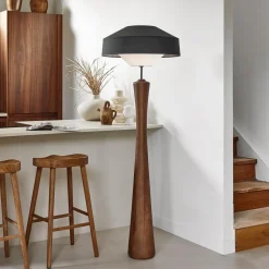 MARKET SET Mokuzaï gulvlampe, højde 170cm suna-grå