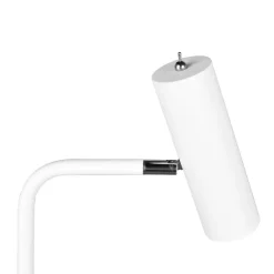 Marley gulvlampe, hvid, højde 151 cm, metal