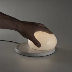 MARSET Bolita LED-bordlampe, kan dæmpes, hvid