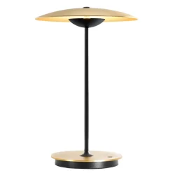 MARSET LED-bordlampe Ginger, aluminium, messing, dæmpbar.