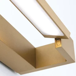 Marylin væglampe til badeværelset, længde 90 cm, guld, aluminium