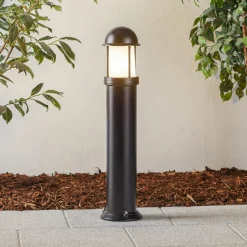 Mason pulverlakeret gadelampe, sort