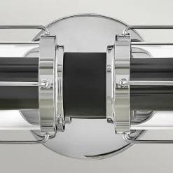 Masthead væglampe til badeværelset, krom, 2 lyskilder, højde 61 cm, IP44