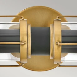 Masthead væglampe til badeværelset, messing, 2 lyskilder, højde 61 cm