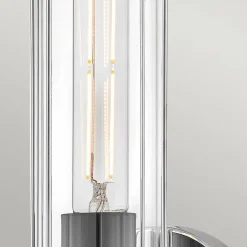 Masthead væglampe til badeværelset, krom, 1 lyskilde, højde 35 cm, IP44