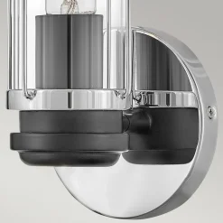 Masthead væglampe til badeværelset, krom, 1 lyskilde, højde 35 cm, IP44