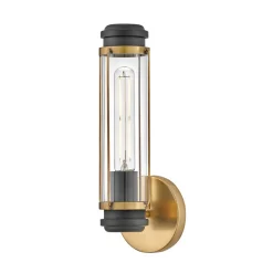 Masthead væglampe til badeværelset, messing, 1 lyskilde, højde 35 cm