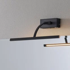 Matisse LED-væglampe, bredde 34 cm, sort