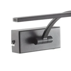 Matisse LED-væglampe, bredde 34 cm, sort