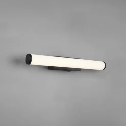 Mattimo LED-væglampe, bredde 40 cm, sort, afbryder