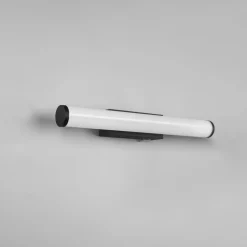 Mattimo LED-væglampe, bredde 40 cm, sort, afbryder