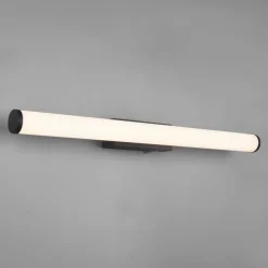 Mattimo LED-væglampe, bredde 60 cm, sort, afbryder