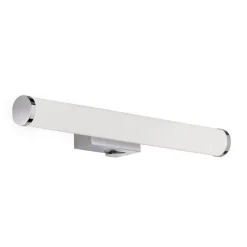 Mattimo LED-væglampe, bredde 40 cm, krom, afbryder