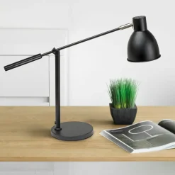 MAULfinja bordlampe, sort, metal, justerbar