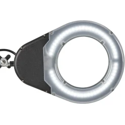 MAULviso LED-forstørrelseslys, sort, højde 50 cm, klemme
