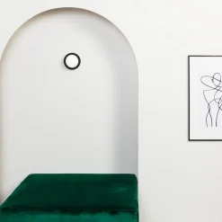 May LED-væglampe, IP44, sort