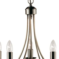 MAYPOLE stilfuld lysekrone med 5 lyskilder