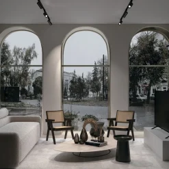 Maytoni Focus skinnespot, GU10, Unity-system, sort