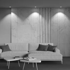 Maytoni indbygningslampe Alfa, sort/hvid, Ø 8,5 cm, 15 W, 36°