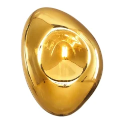 Maytoni Mabell væglampe af glas, guld