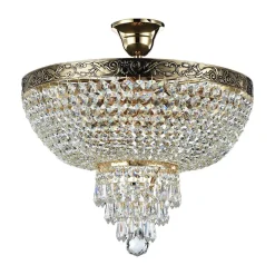 Maytoni Palace lysekrone med krystalskærm