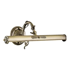 Maytoni Picasso væglampe, gallerilampe i bronze