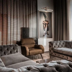 Maytoni Picasso væglampe, gallerilampe i guld