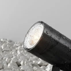 Maytoni Scope spot med jordspyd, sort, aluminium, IP65