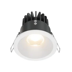 Maytoni Zoom LED-indbygningslampe 930 IP65 rund triac, hvid