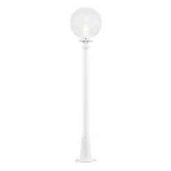 Med en klar kugle - vejlampen Linus i hvid