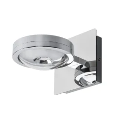 Megatron Solo Punto LED-væglampe, krom