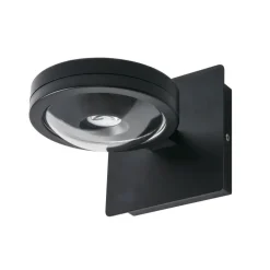 Megatron Solo Punto LED-væglampe, mat sort