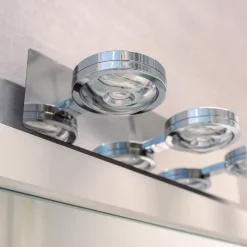 Megatron Tre Punto LED-væglampe, krom