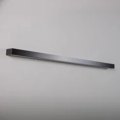 Mera LED-væglampe, bredde 120 cm, sort, 3000K