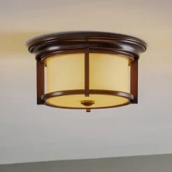 Merrill udendørs loftslampe, bronze